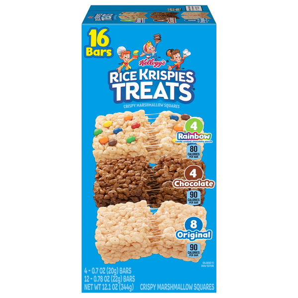 Kellogg's Rice Krispies Treats Crispy Marshmallow Squares Variety - 16 ct