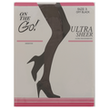On the Go! Sheer Toe Pantyhose Off Black Size 3