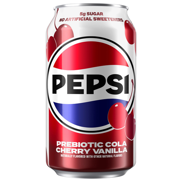 Pepsi Cherry Vanilla Prebiotic Cola