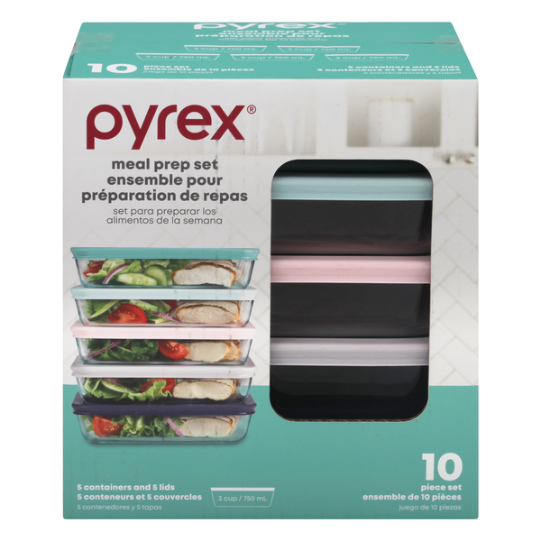 Pyrex Meal Prep Set 3 Cups
