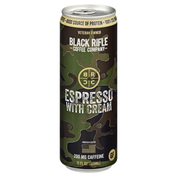 Black Rifle Espresso with Cream Coffee