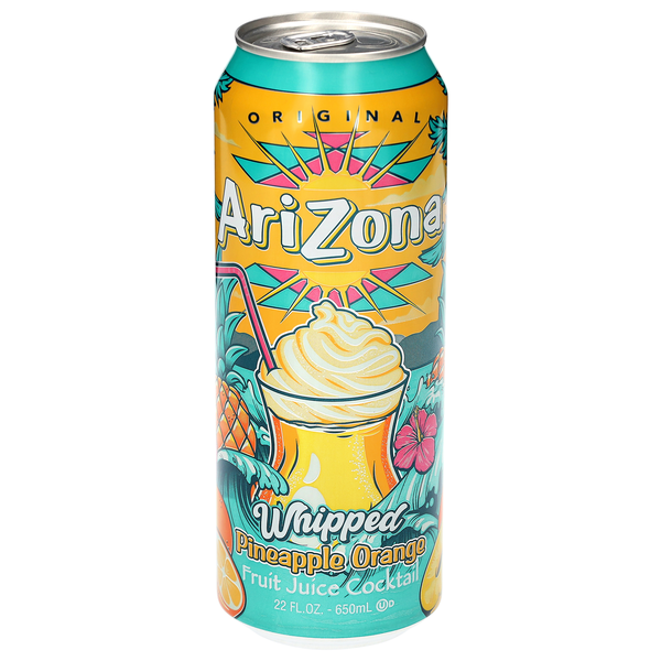 AriZona Whipped Pineapple Orange Fruit Juice Cocktail