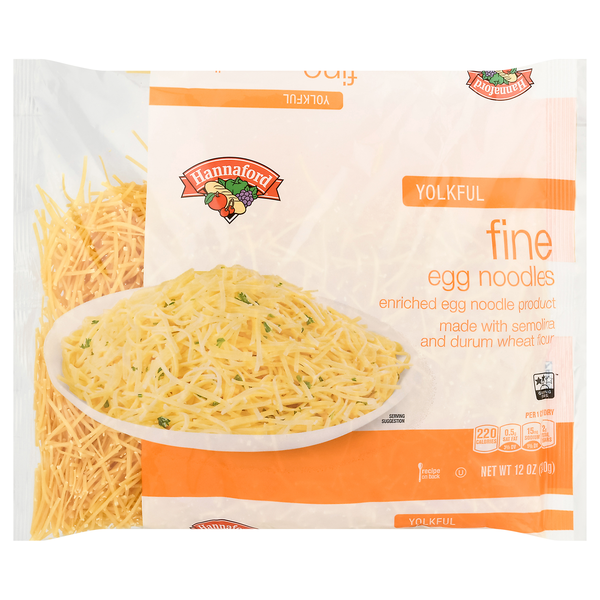 Hannaford Yolkful Fine Egg Noodles