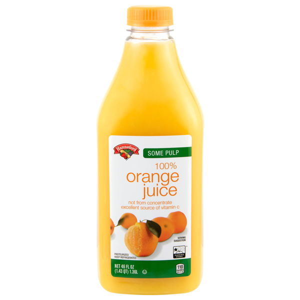 Hannaford Some Pulp 100% Orange Juice