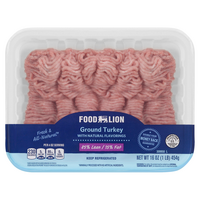 Food Lion Ground Turkey 85% Lean Fresh