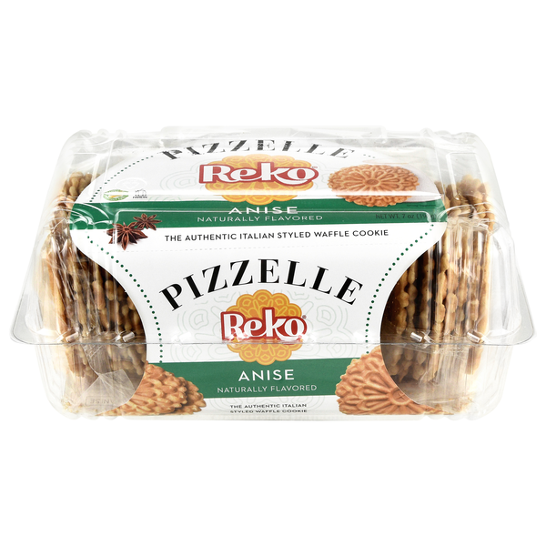 Reko Anise Pizzelle Italian Waffle Cookies