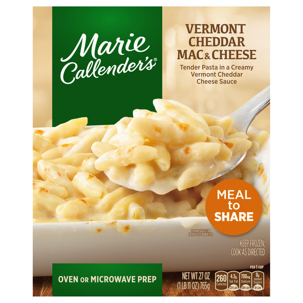 Marie Callender's Vermont White Cheddar Mac & Cheese Frozen Meal To Share