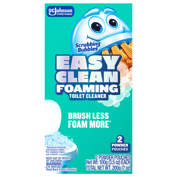 Scrubbing Bubbles Easy Clean Foaming Toilet Cleaner - 2 ct