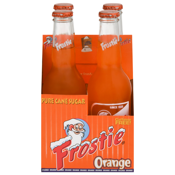 Frostie Pure Cane Sugar Orange Caffeine Free - 4 pk