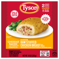 Tyson Cheddar Bacon Ranch Raw Stuffed Chicken Breast - 2 ct Frozen