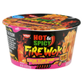 Nissin Hot & Spicy Fire Wok Sesame Shrimp Asian Noodles in Sauce Bowl