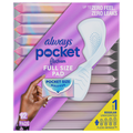 Always Pocket Flexi-Wings Full Size Regular Size 1 Unscented Pads