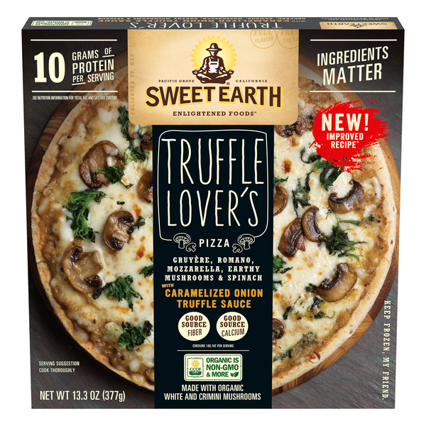 Save on Sweet Earth Truffle Lover's Pizza with Caramelized Onion