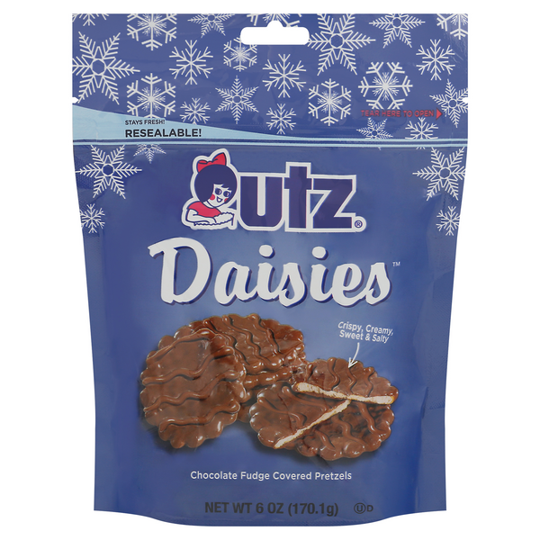 Save on Utz Daisies Chocolate Fudge Covered Pretzels Order Online