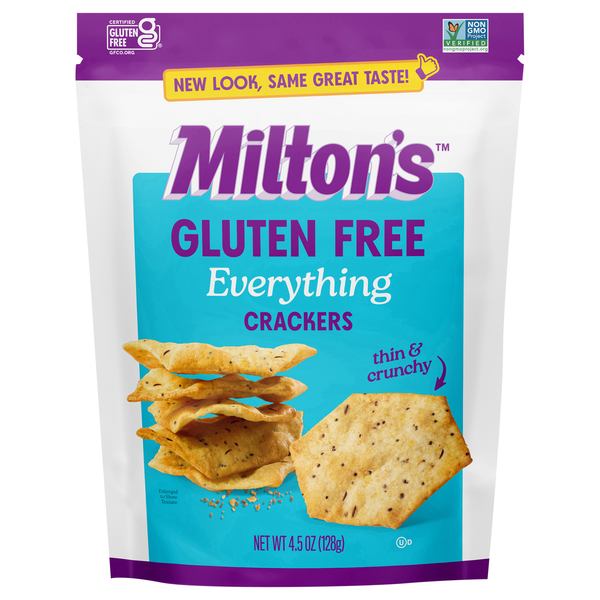 Milton's Gluten Free Everything Baked Crackers