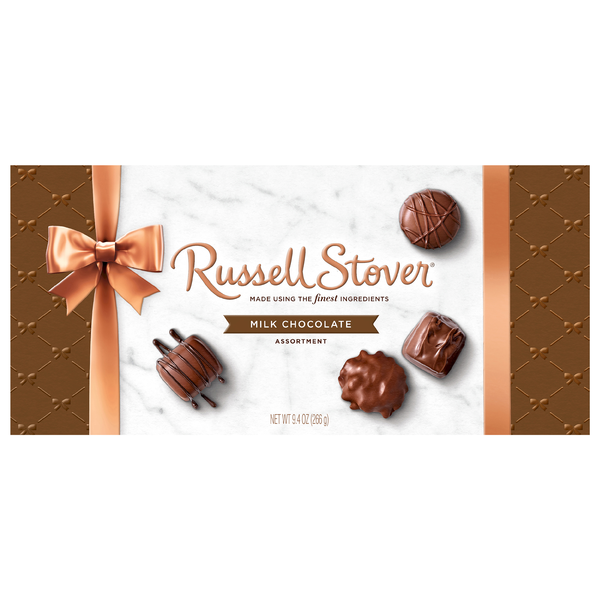 Russell Stover Assorted Milk Chocolates Candy Gift Box