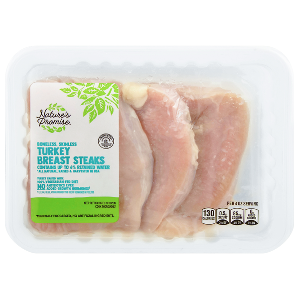 Nature's Promise Boneless Skinless Turkey Breast Steaks