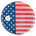 Smart Living Patriotic Salad Plate Stars & Stripes