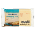 Food Lion Natural Monterey Jack Cheese Block