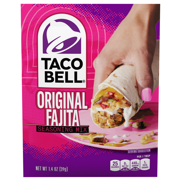 Taco Bell Original Fajita Seasoning Mix Packet