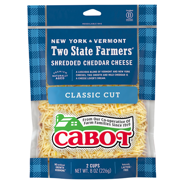 Save On Cabot Two State Farmers Shredded Cheddar Cheese Order Online