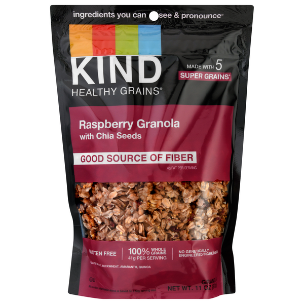 Save on KIND Healthy Grains Granola Raspberry with Chia Seeds Order
