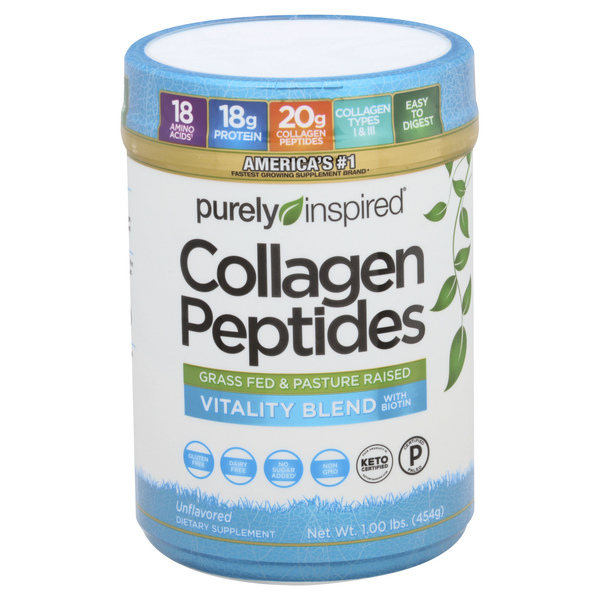 Purely Inspired Collagen Peptides Vitality Blend Unflavored
