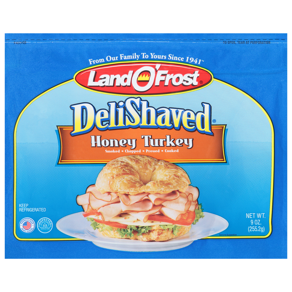 Save on Land O'Frost DeliShaved Honey Turkey Order Online Delivery