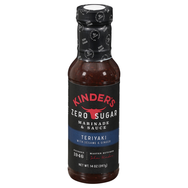 Save on Kinder&amp;#39;s Zero Sugar Marinade &amp; Sauce Teriyaki Order Online ...