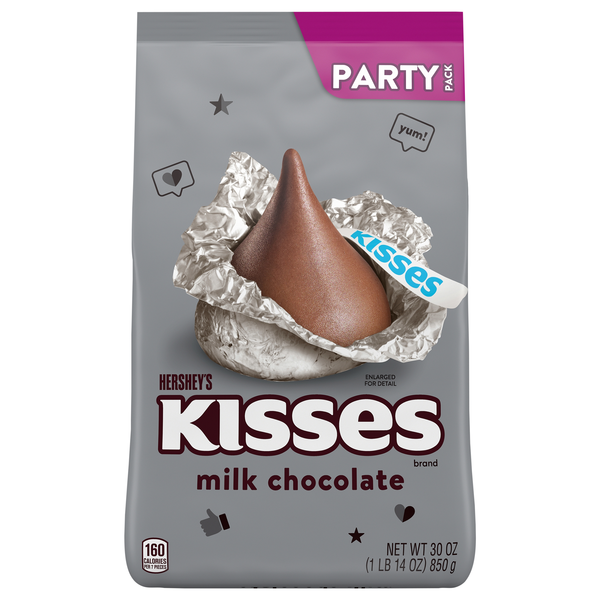 Hershey's KISSES Milk Chocolate Candy Party Pack