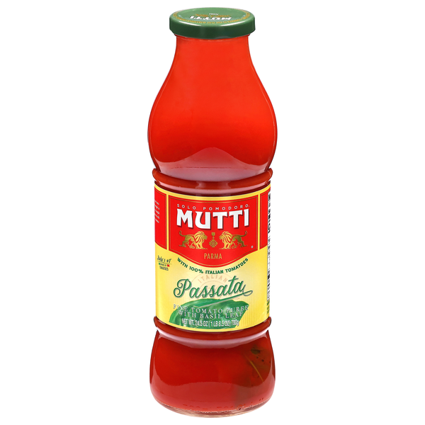 Mutti Passata Tomato Puree with Basil