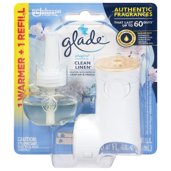 Glade plugIns Clean Linen Scented Oil Refill