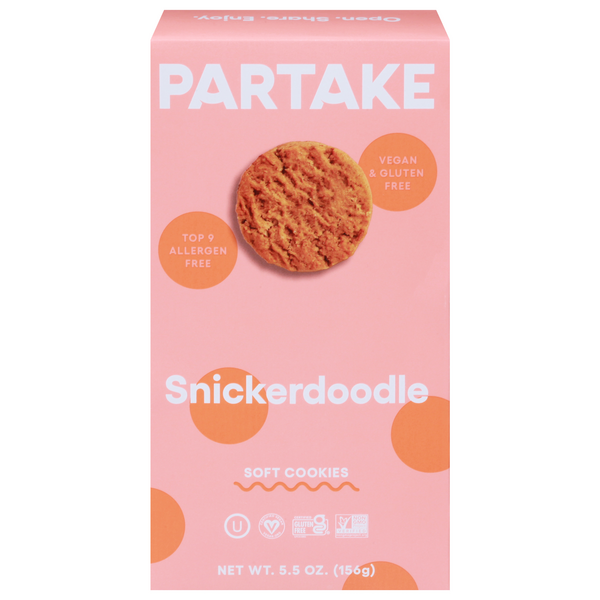Save on Partake Soft Snickerdoodle Cookies Order Online Delivery Food
