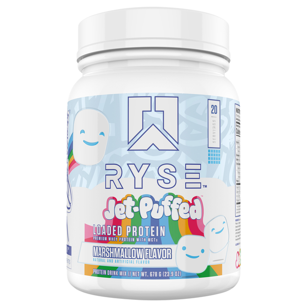 Ryse Jet-Puffed Marshmallow Flavor Premium Loaded Protein Powder
