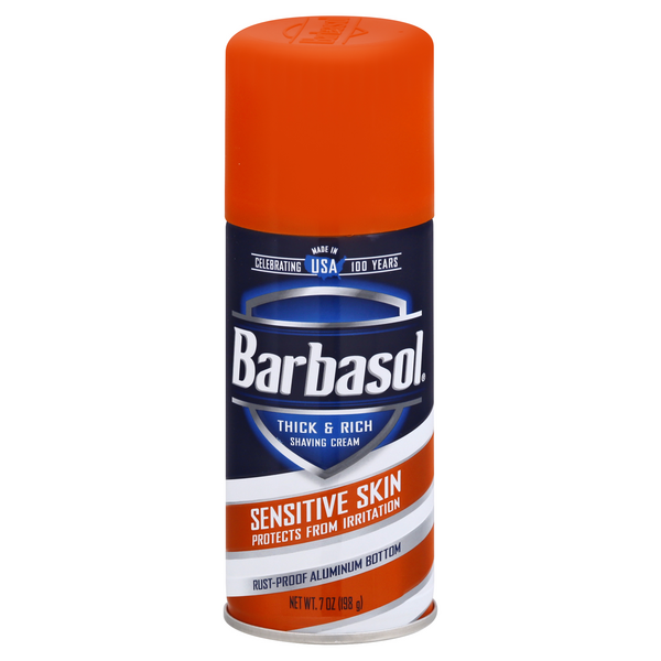 Barbasol Shaving Cream Sensitive Skin