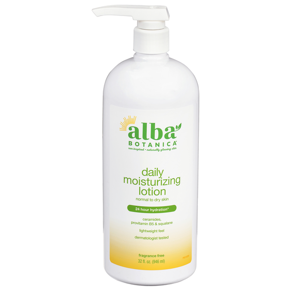 Alba Botanica Very Emollient Original Unscented Body Lotion Pump