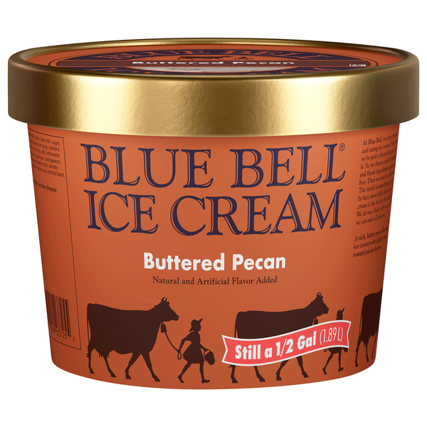 Blue Bell Buttered Pecan Ice Cream