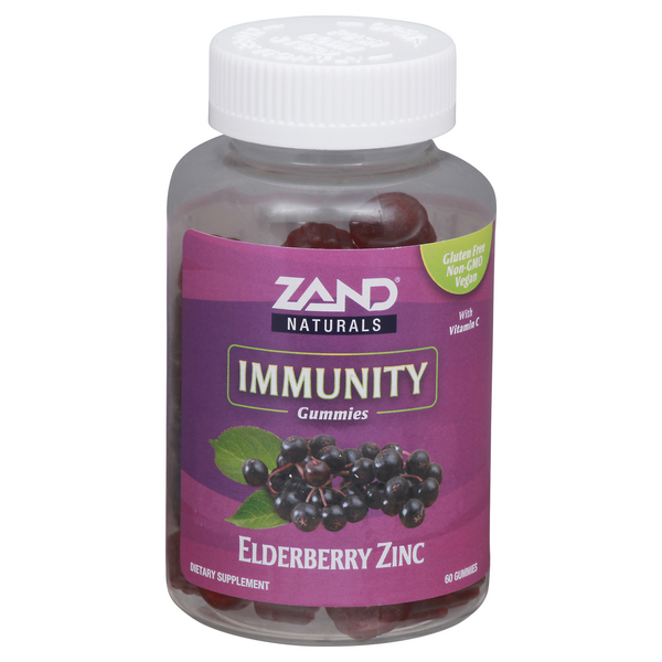 ZAND Naturals Immunity Gummies Elderberry Zinc