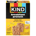 KIND Gluten Free Honey Oat Protein Breakfast Bars - 6 ct