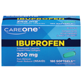 CareOne Ibuprofen Pain Relief 200 mg Softgels