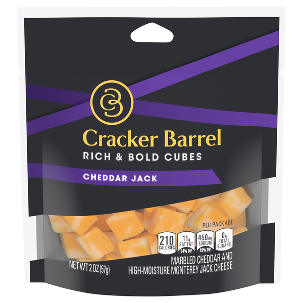 Cracker Barrel Cheddar Jack Cheese Cubes
