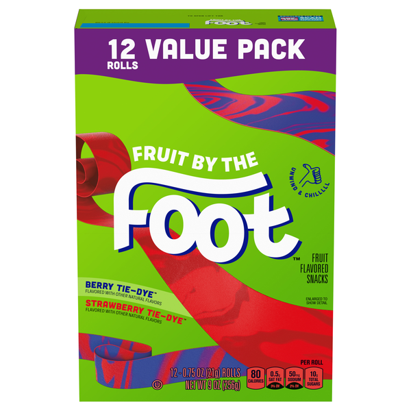 Fruit By The Foot Fruit Snacks Variety Pack - 12 ct