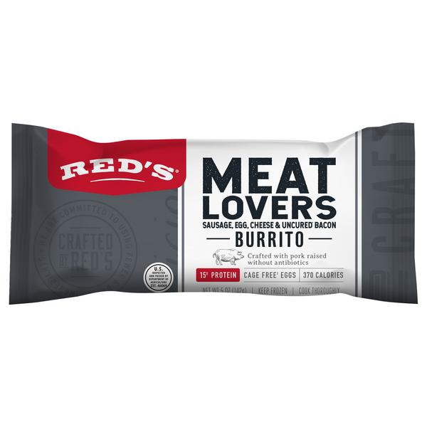 Red's Meat Lovers Breakfast Burrito