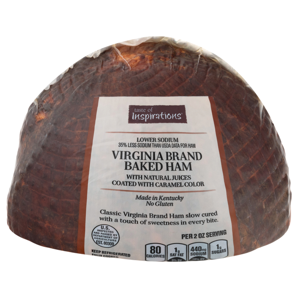 Taste of Inspirations Deli Lower Sodium Virginia Baked Ham (Reg Sliced)