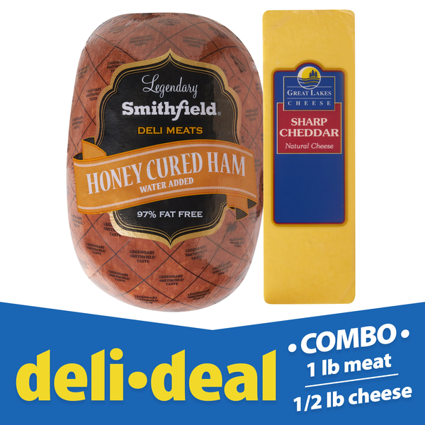 Deli Deal Honey Ham & Great Lakes Sharp Cheddar Cheese