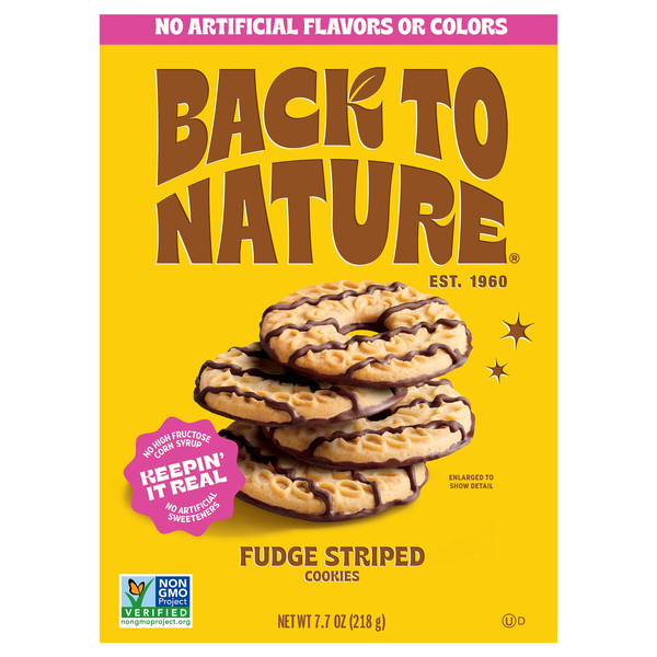Back to Nature Fudge Striped Cookies