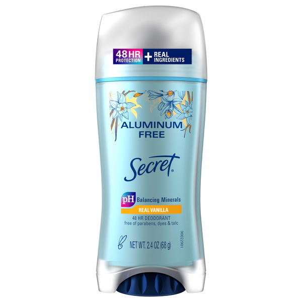 Save on Secret Women's Aluminum Free Deodorant Real Vanilla Order