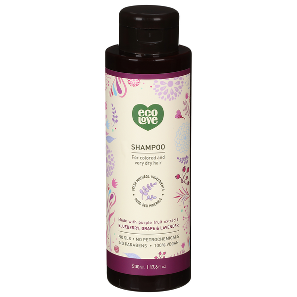 Eco Love Blueberry Grape & Lavender Shampoo for Colored & Dry Hair