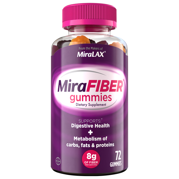 MiraLAX MiraFiber Gummies Dietary Supplement