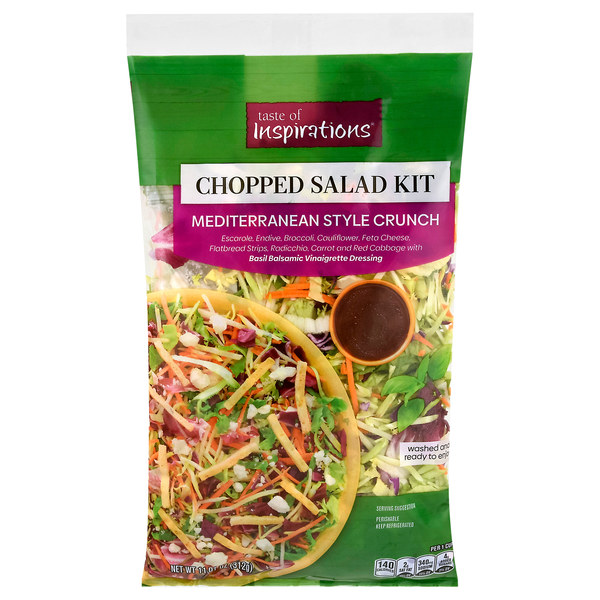 Taste of Inspirations Mediterranean Style Chopped Crunch Salad Kit